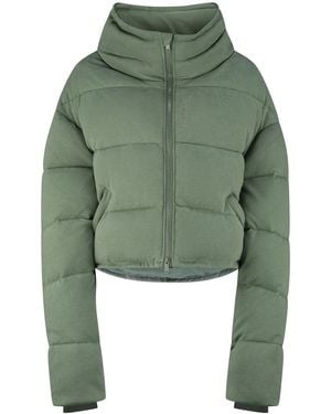 Dref Nova Cropped Puffer Jacket - Green