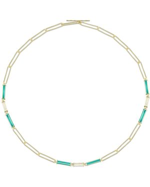 C|Nd|N by Candan Balto Megaron & Enamel Necklace - Metallic