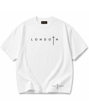 Chic Urban London Grace Oversized T-Shirt - White