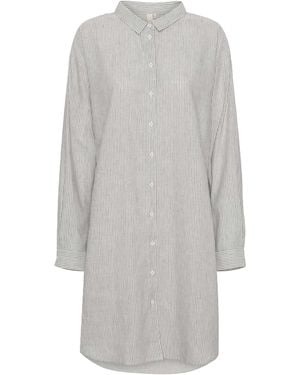 GROBUND Neutrals Netta Skjortekjolen - Grey