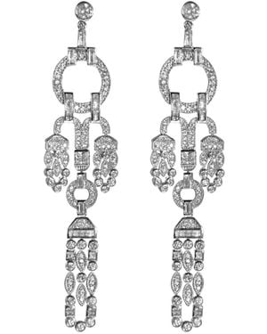 Stephanie Browne Australia Ophelia Chandelier Earrings - Metallic