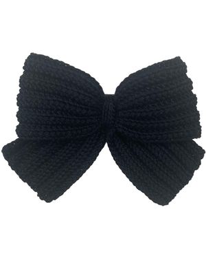 PINAR OZEVLAT Crocheted Bow - Blue
