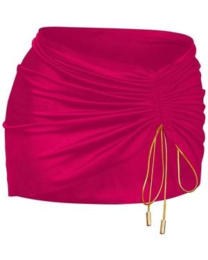 Capri Swim™ Resort Mini Skirt Neon - Red