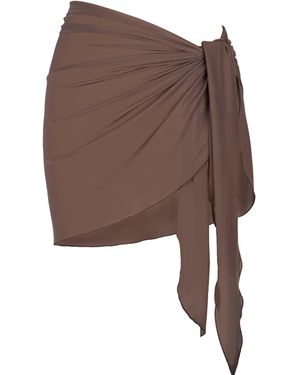 Medina Swimwear Meridian Sarong - Brown