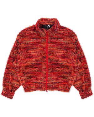 Madebyza Vibrant Textured Knit Jacket