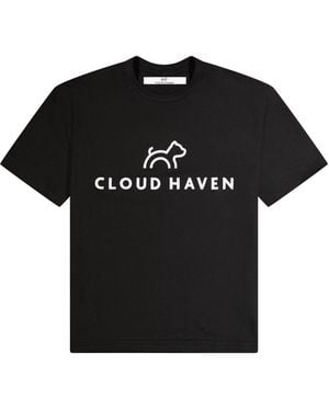 Cloud Haven Logo Boyfriend Tee - Black