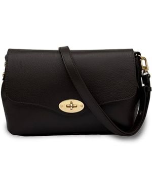 Apatchy London The Maddie Maxi Chocolate Leather Bag - Black