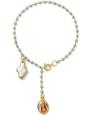 Alexie of Athens Madonna Di Mare Bead Bracelet - Metallic