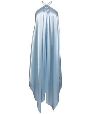 Sasha La Mer Alexandra Silk Dress, Colour Sky - Blue