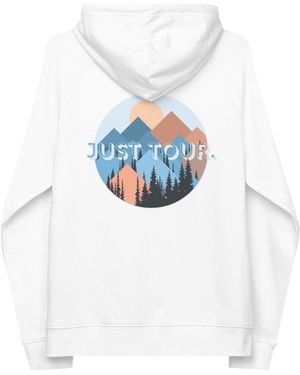 Anchor and Crew Just Tour. Seeker Organic Cotton Raglan Hoodie - White