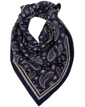 Mohair&Angora Mohair Foulard - Blue