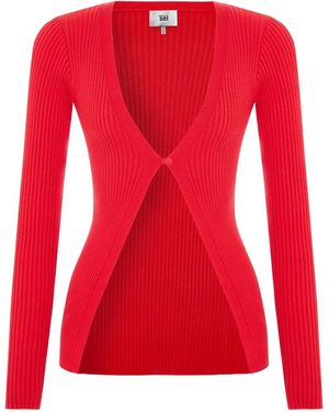 Maison sél Lueur Cardigan - Red