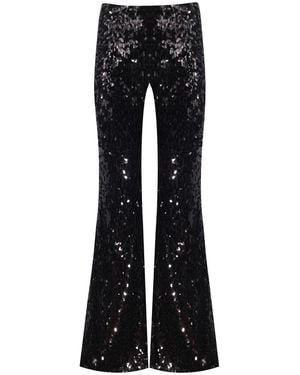 N'Onat Amy Sequined Flared Party Trousers - Black