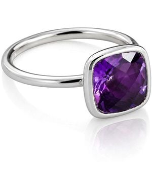 The Jewellery Store London Desert Dusk Amethyst Ring - Purple