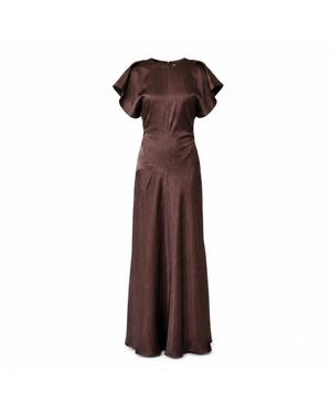 Lendrop Studios Freya Dress - Brown