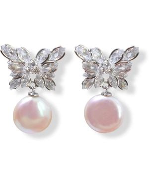 Ninemoo Glow Pearl Earrings - Metallic
