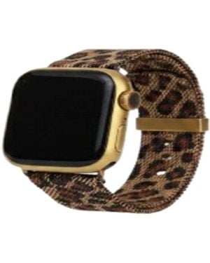 Saachi Metal Mesh Watch Band - Black