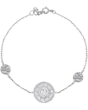 Luna Charles Alena Sun Coin Bracelet - Metallic
