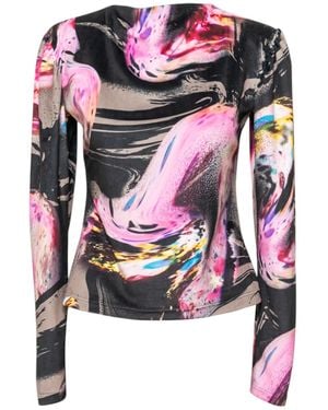 ARTISTA Ruben Velvet Top - Pink