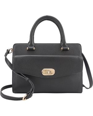 Paul Costelloe Eliza Leather Crossbody Bag - Black