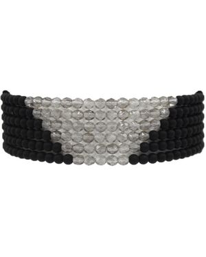 Fairchild Baldwin Neutrals Eva Choker Necklace - Black