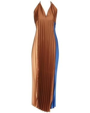 SOHUMAN Poisc Midi Dress - Brown