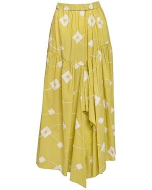 ARTISTA Path Midi Skirt - Yellow