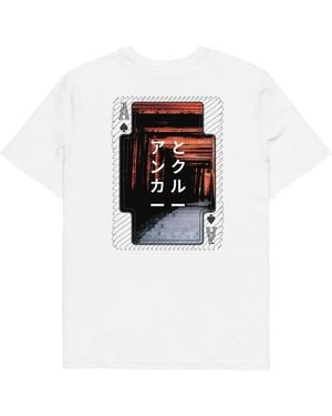 Anchor and Crew Four Japan Gurafiku Organic Cotton T-Shirt - White