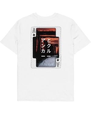 Anchor and Crew Four Japan Gurafiku Organic Cotton T-Shirt - White