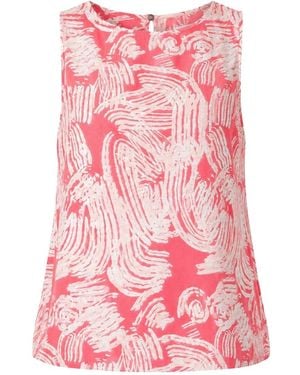 Oh!Zuza Neutrals Echo Viscose Top Wide Straps - Pink