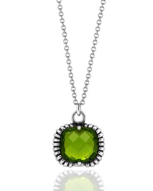 Unaloe Fantasy Necklace– Timeless Elegance With Crystal - Green