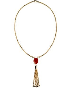 Crystalline Jewellery Agate Necklace - Brown