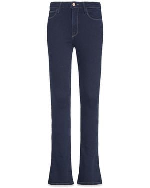 NOEND Cora Mid Rise Skinny Boot Jeans - Blue