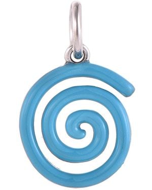 Pinnole Spiral Charm - Blue