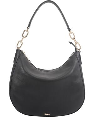 Paul Costelloe Bisbee Leather Shoulder Bag - Black