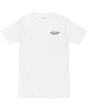 Anchor and Crew Gustatory Originals Good Taste. Heavy Cotton Embroidered T-Shirt - White