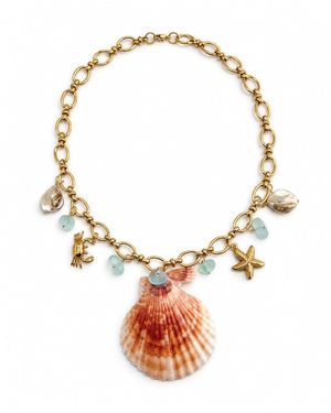 Lalinde Marine Soul Charm Necklace - White