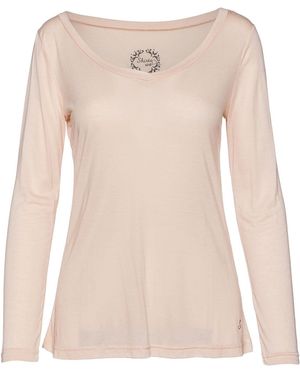 Conquista Long Sleeve Light Top - Natural