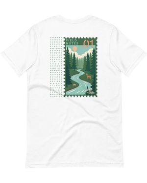 Anchor and Crew Field Notes Postmark Organic Cotton T-Shirt - Green