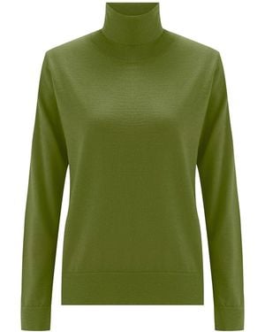Peraluna Valeria Fine Turtleneck Pullover - Green