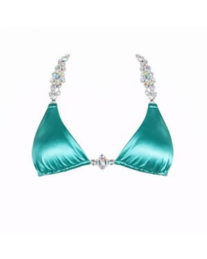 Belletage Swimwear The Emerald Bikini Top - Green