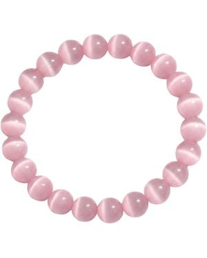 seree Manifest Collection Attraction Cat's Eye Beaded Bracelet - Pink