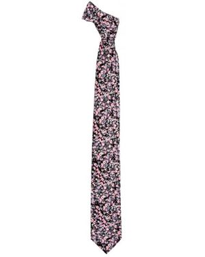 DAVID WEJ Floral Printed Tie – - Multicolour