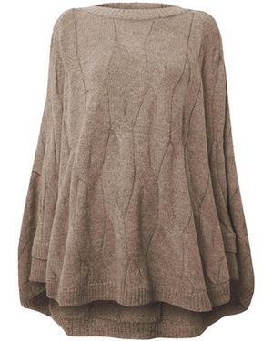 James Lakeland Oversized Cable Detail Sweater - Natural