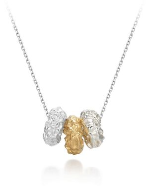 Didier Dubot Sensuelle Raw Mixed Metal Necklace - Metallic