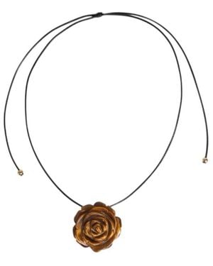 A'miss Rosalia Pendant Necklace - Metallic