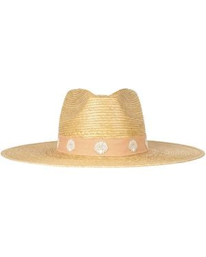 SUNSHINE TIENDA Shell Haven Palm Hat - Natural