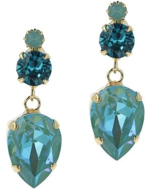 Otazu Frog Earrings - Blue