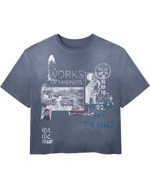 Works of Madness Saint & Sinners Tee - Blue