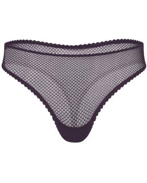 Daily Underwear String Knickers Plum - Purple